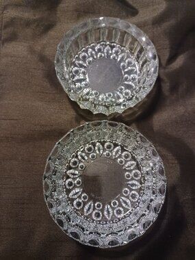 Vintage KIG Indonesia Heavy Glass Ashtray - 2